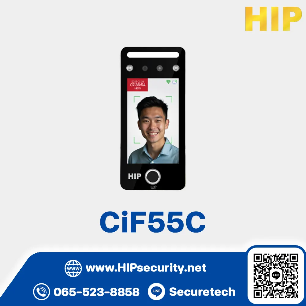 เครื่องสแกนลายนิ้วมือ HIP SyncTime Cloud รุ่น CiF55C