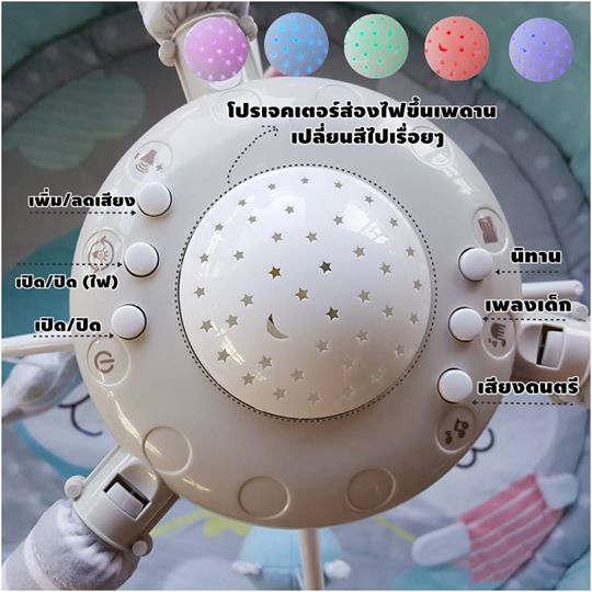 Musical Jumbo playgym with Projector ไฟ, เพลง, ดนตรี, นิทาน