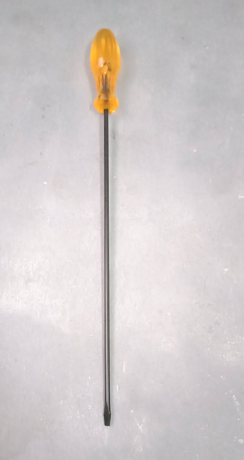 ไขควงแกนกลม ชุบดำ 4มิล x 10" (-) หัวแบน