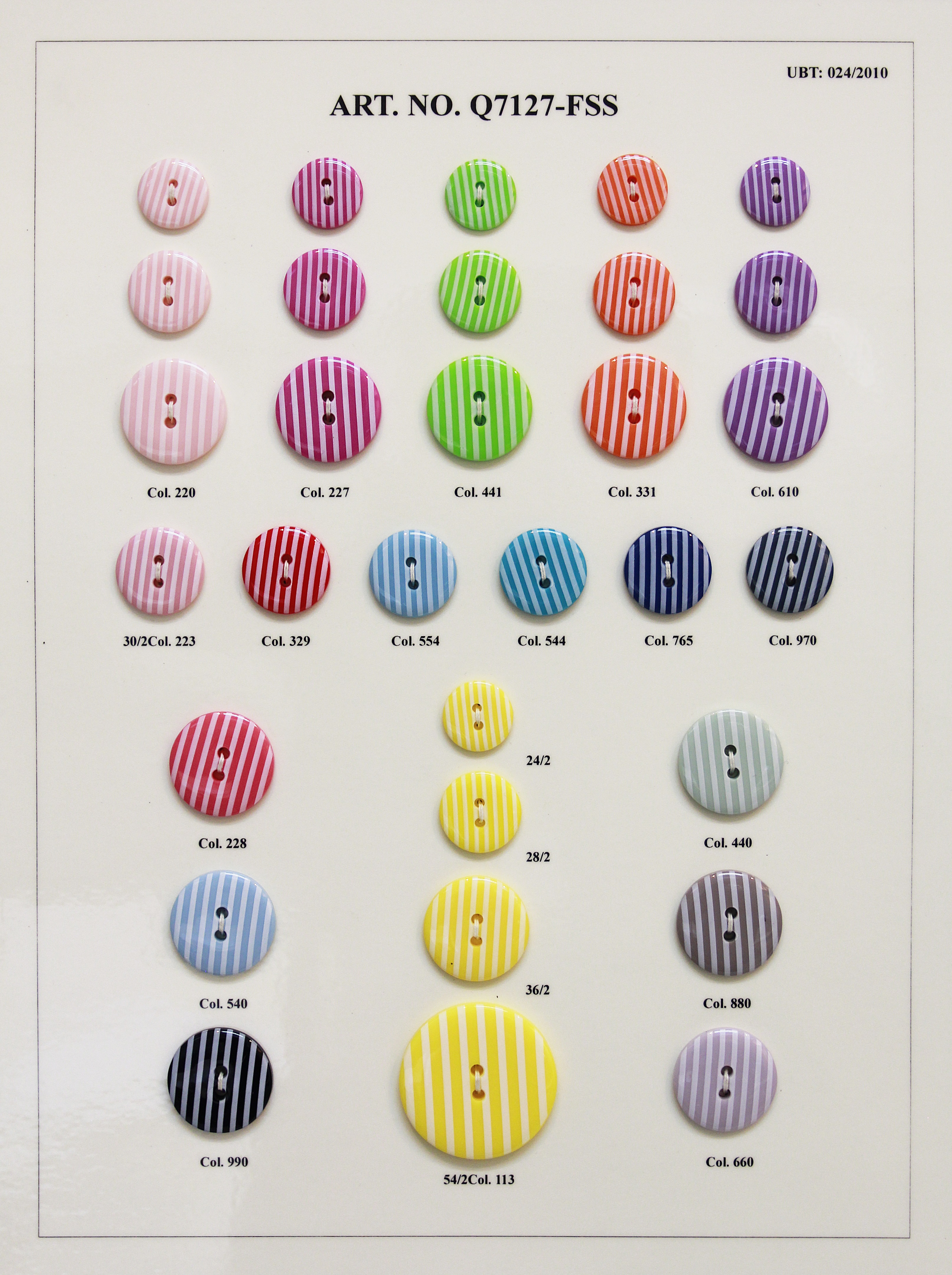 POLYESTER BUTTON