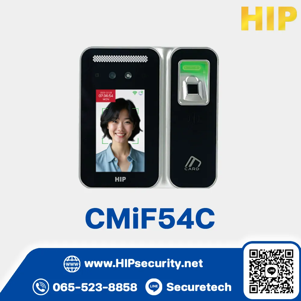 เครื่องสแกนลายนิ้วมือ HIP SyncTime Cloud รุ่น CMiF54C