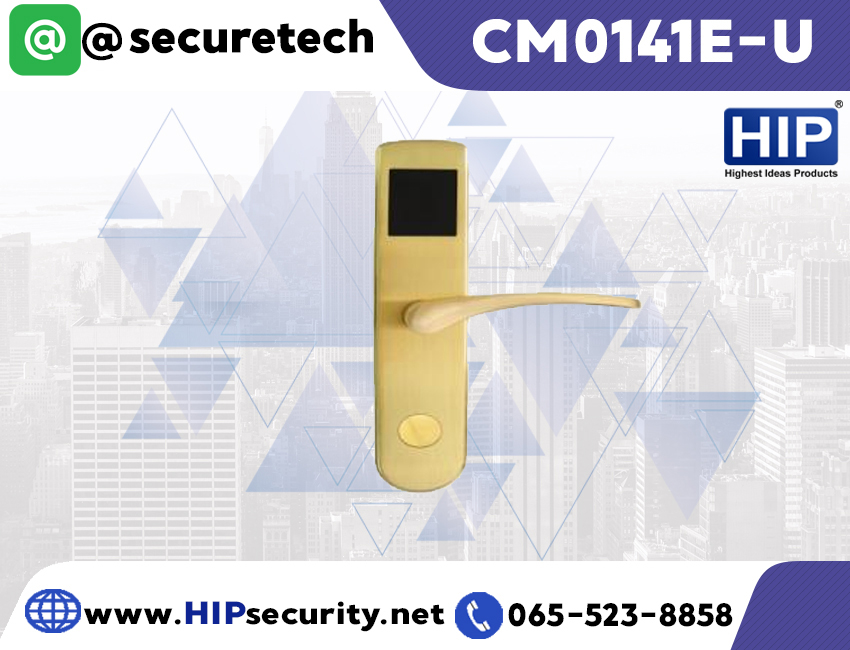 ประตูล็อคโรงแรม HIP Hotel Lock รุ่น CM0141E-U