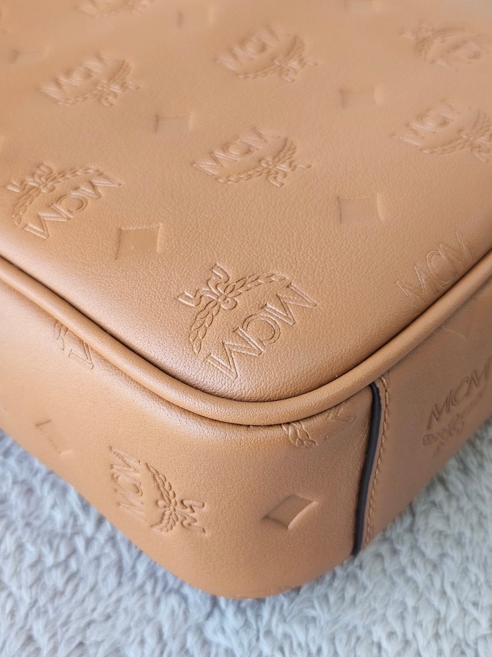 MCM Klassik Leather Crossbody Mini Bag