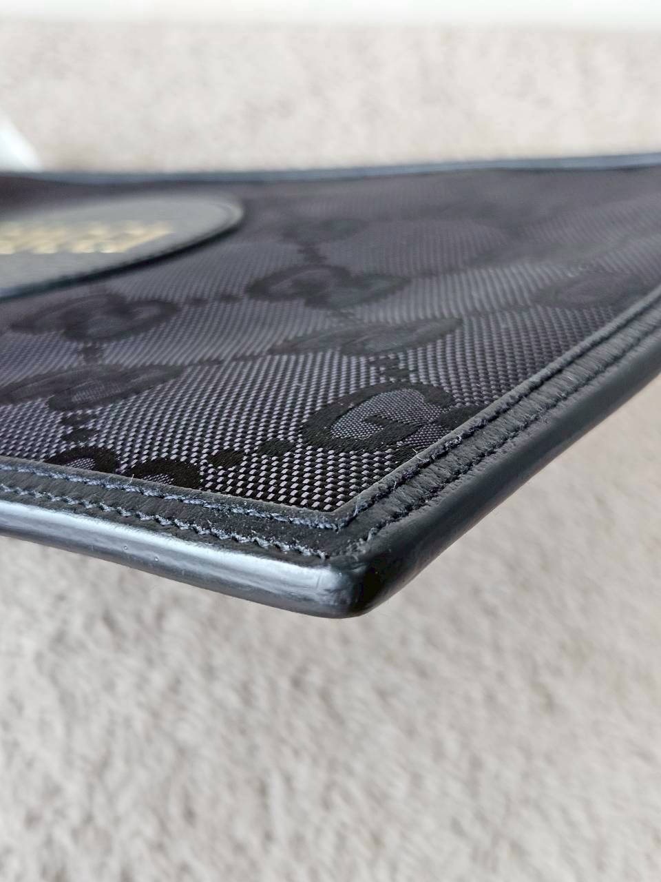 Gucci Off The Grid Leather Clutch Black