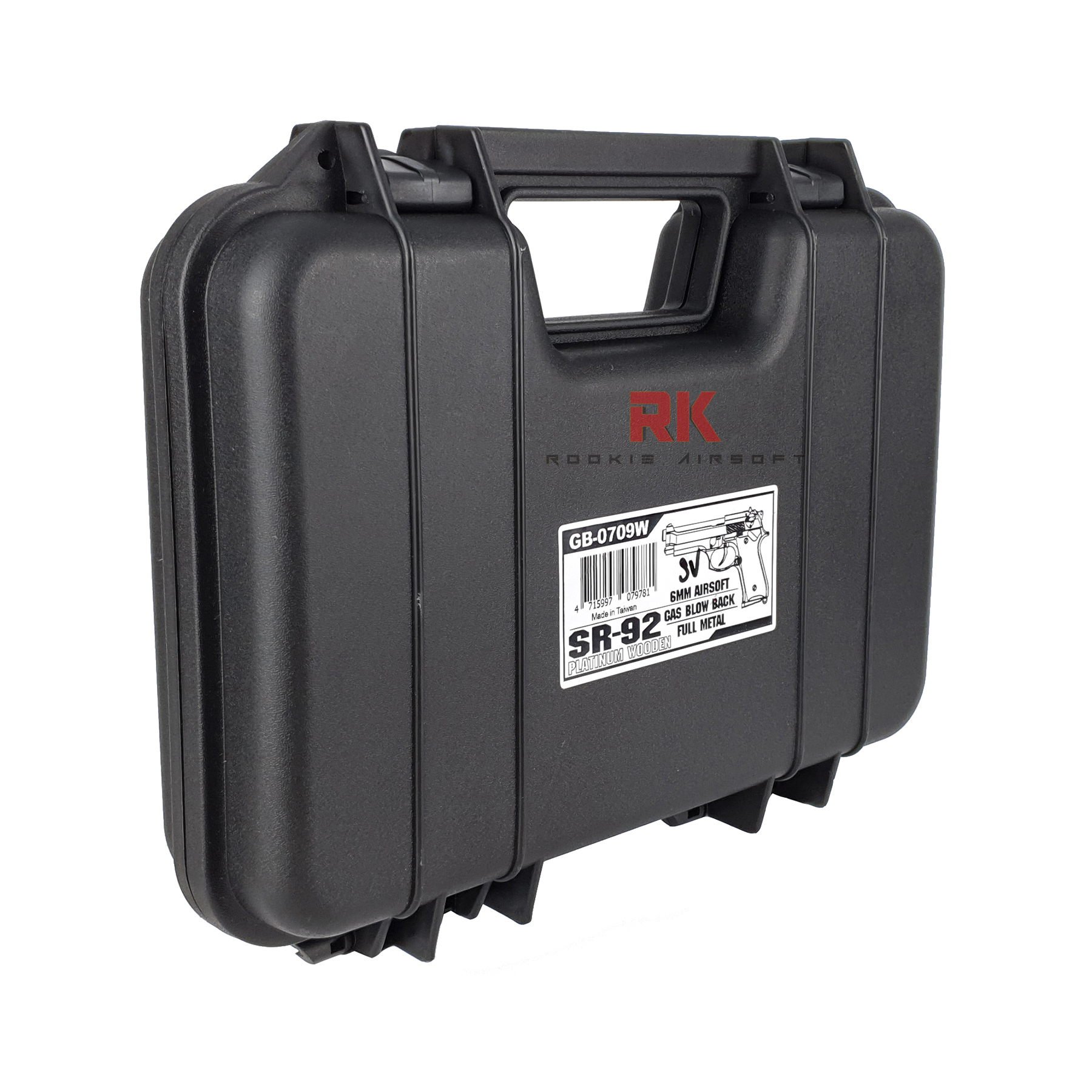 SRC Beretta M92 กริปไม้ GBB - Silver