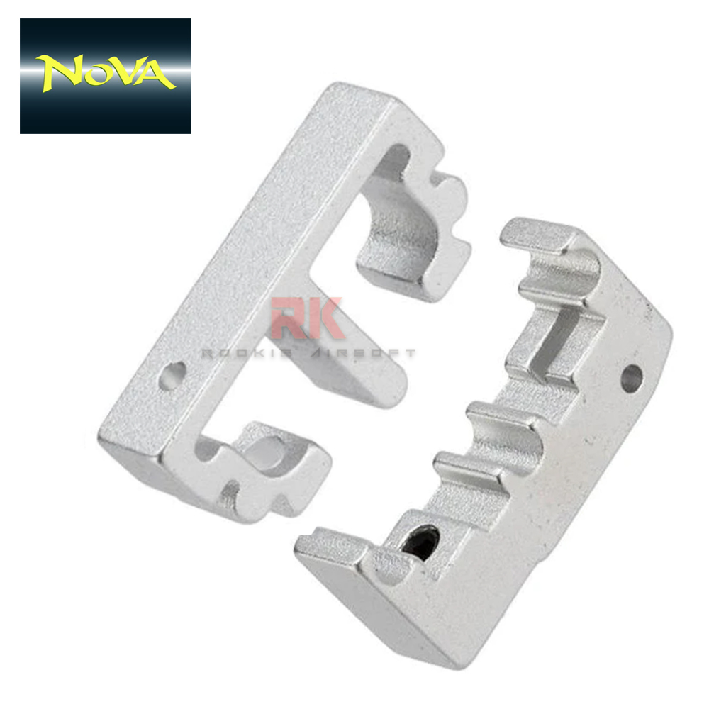 NOVA Puzzle Trigger Set (Medium Flat) for Marui Hi-CAPA - Silver