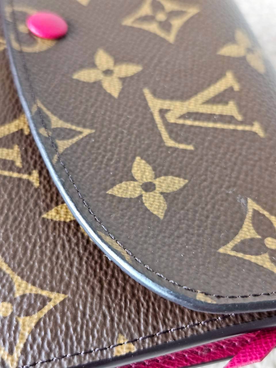 LV Emilie Mono Fuchsia Wallet