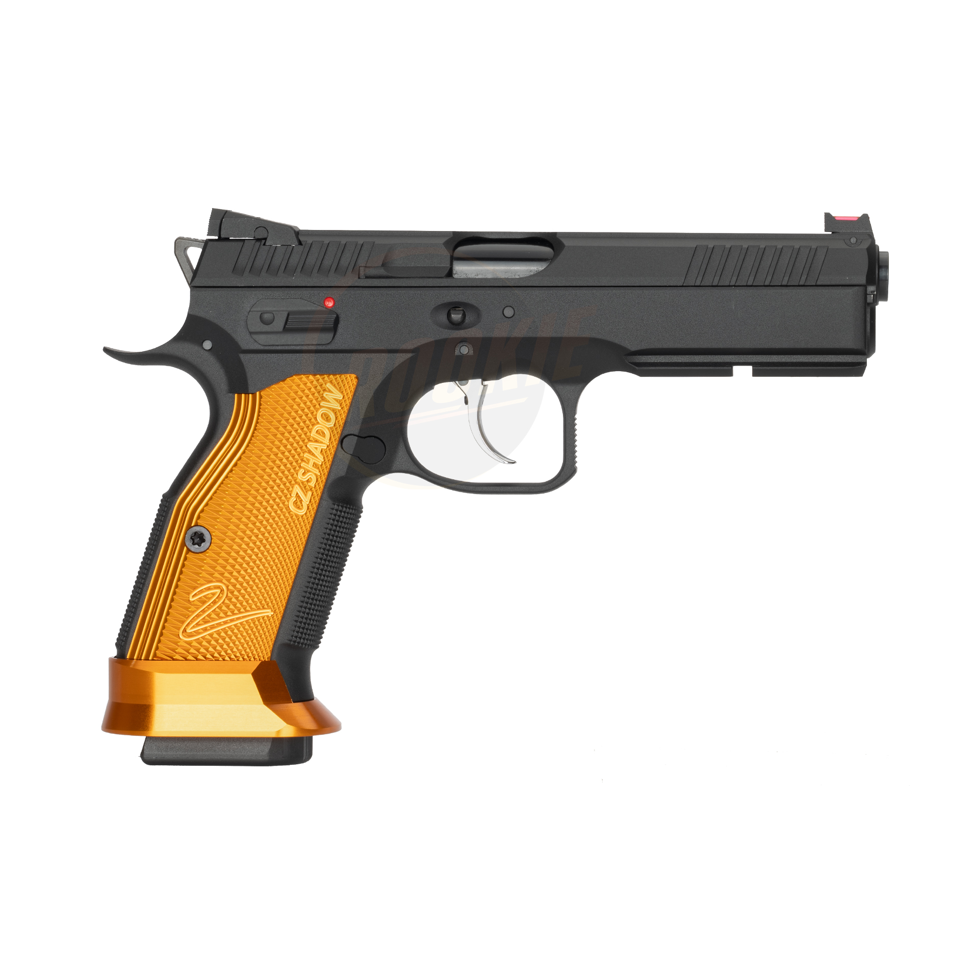 KJ Works CZ Shadow 2 Orange Grip & Magwell (Gas Version)