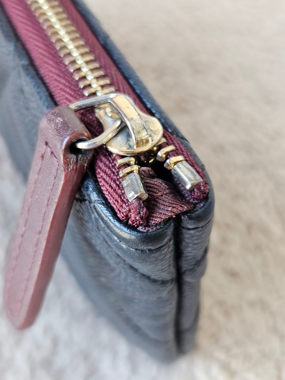 Chanel O Case Black Cavier GHW