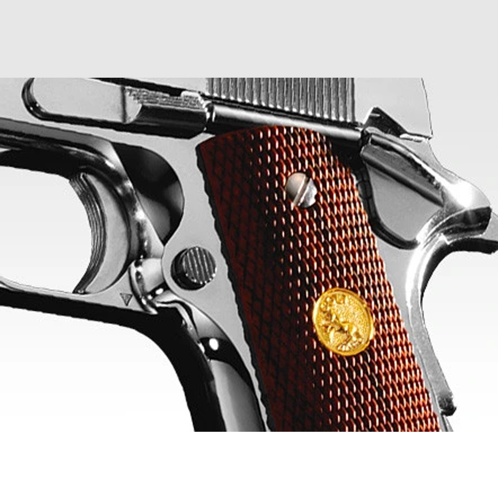 Tokyo Marui M1911 Colt Government Mark IV Series 70 GBB - Nickel Finish