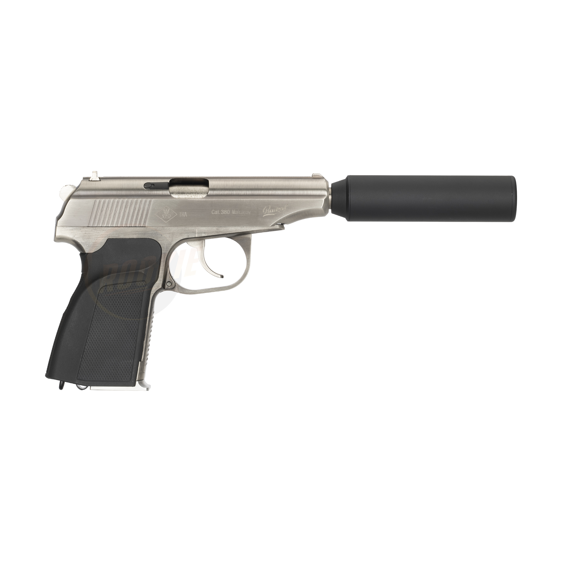 WE Makarov 654K with Silencer (Silver)