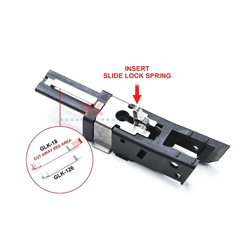 Guarder G17/18C/22/34 New Generation Frame Rail Mount (Black)