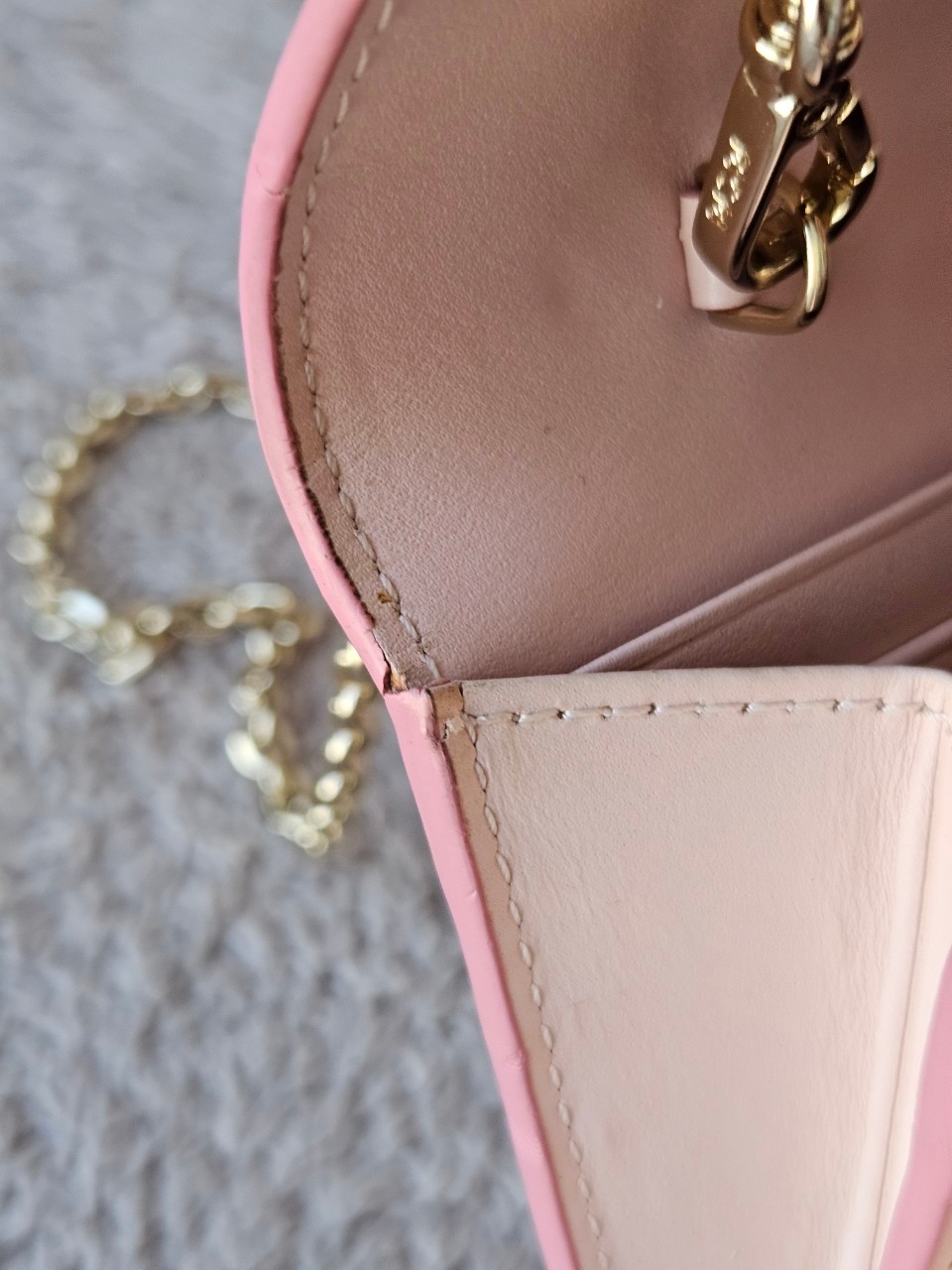 MCM Tracy Crossbody Wallet Pink