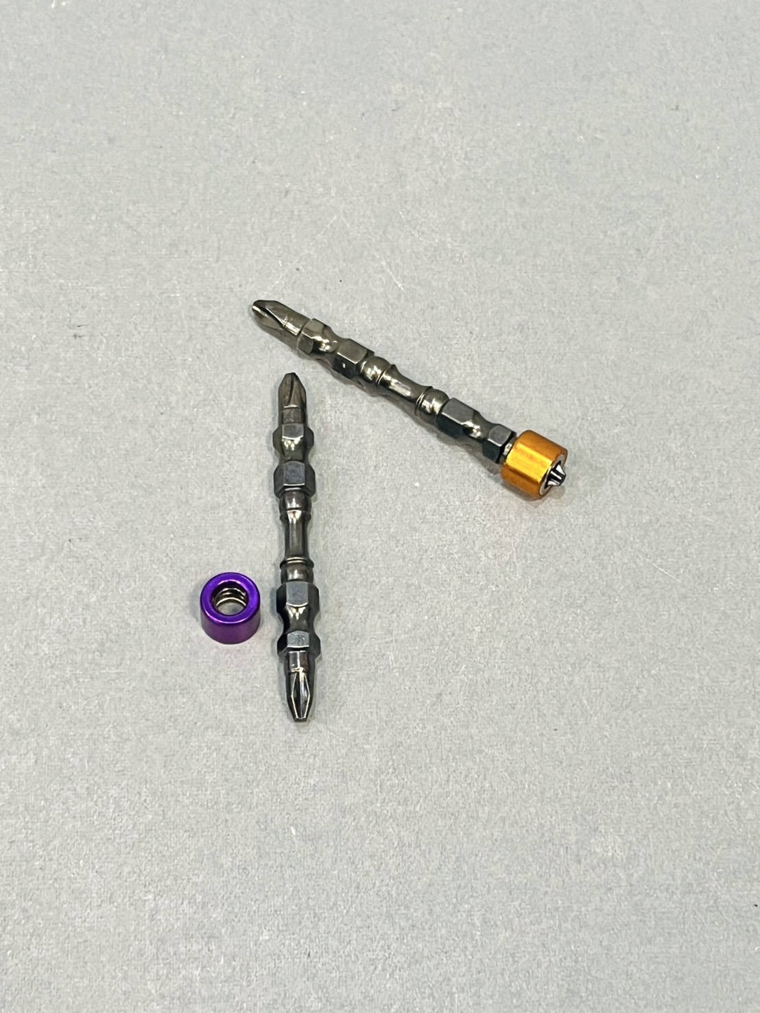 ดอกไขควงลม ปลอกแม่เหล็ก สีทองหัวน้ำเงิน