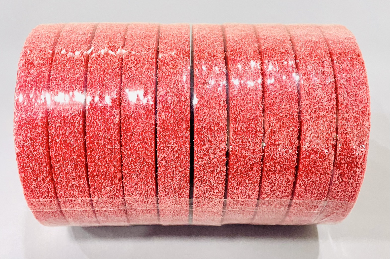 ลูกขัดใยสังเคราะห์ 4" #240 7P สีแดง Sumo