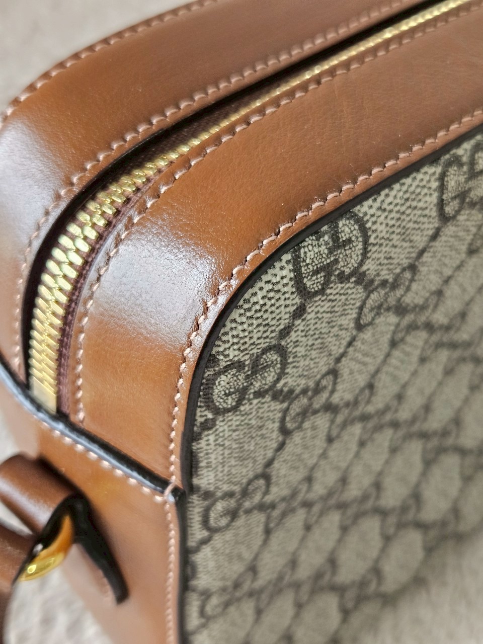 Gucci Horsebit Small Camera Brown