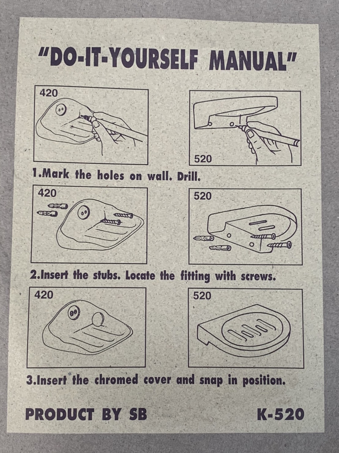 ที่วางสบู่ สีขาว (K-520) SB