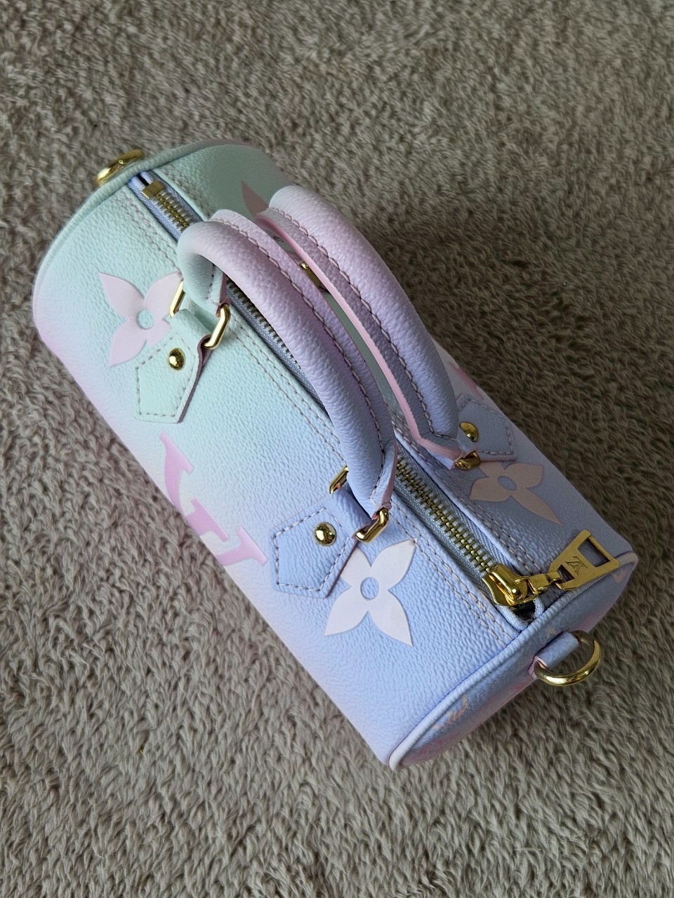 LV Papillon Pastel Sunrise Monogram Microchip