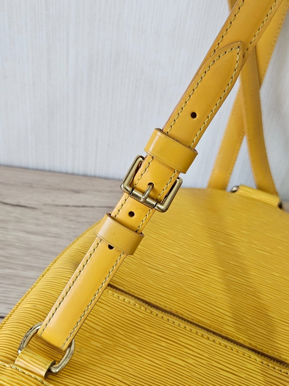 LV Yellow Epi Mabillon Backpack