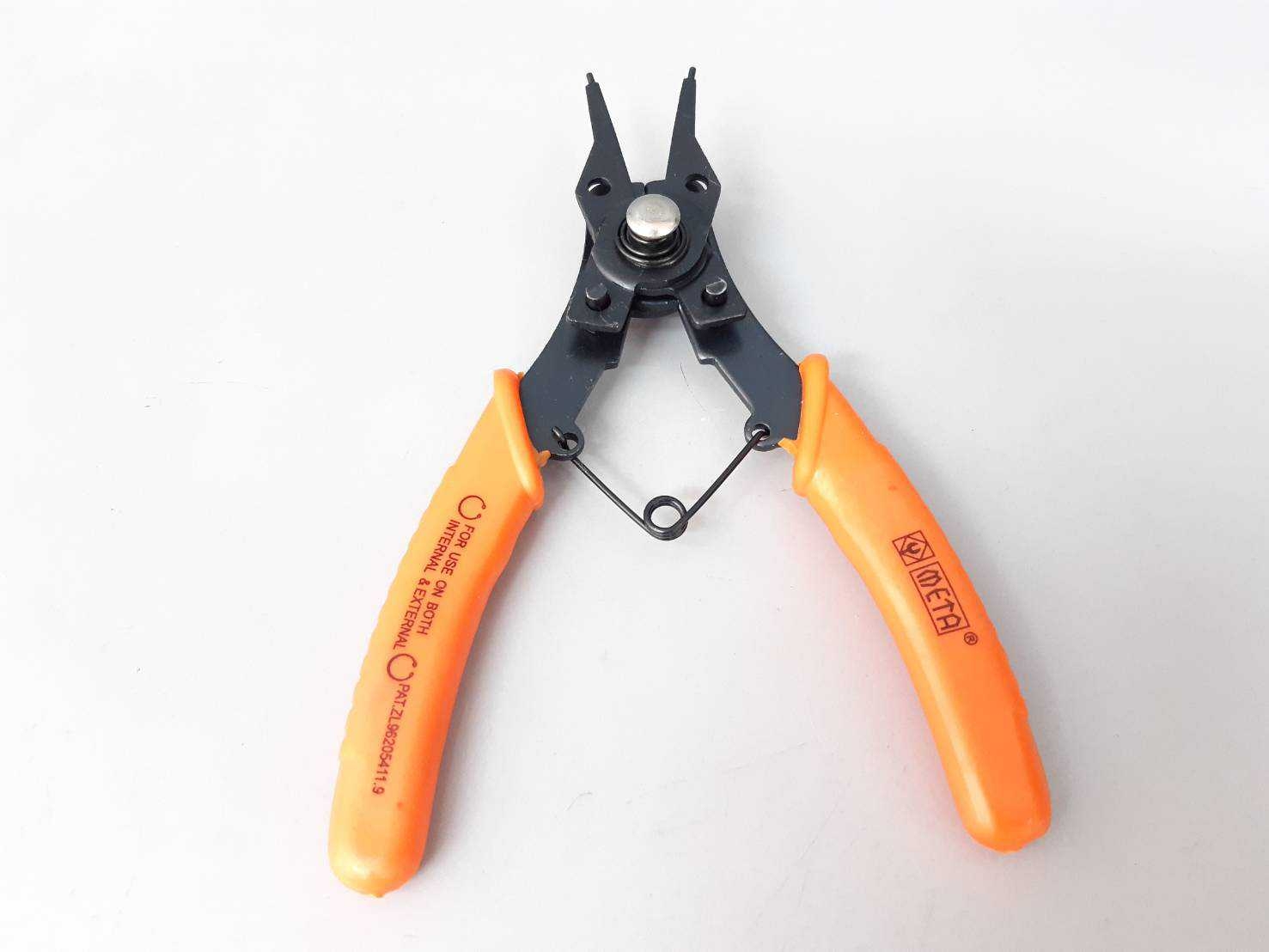 คีมหุบ-ถ่างแหวน 4 ตัวชุด อัดแผง