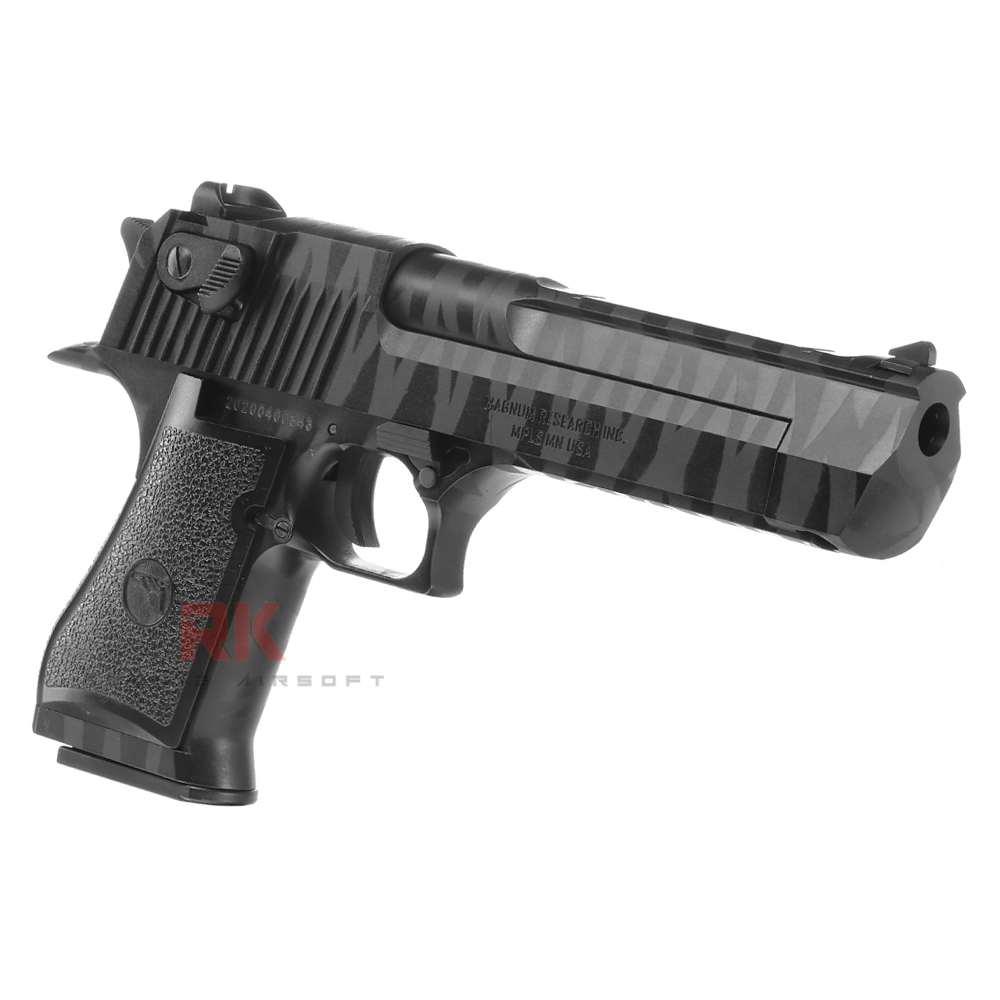 Cybergun / WE Desert Eagle Tiger Stripe .50AE GBB Pistol (Black)