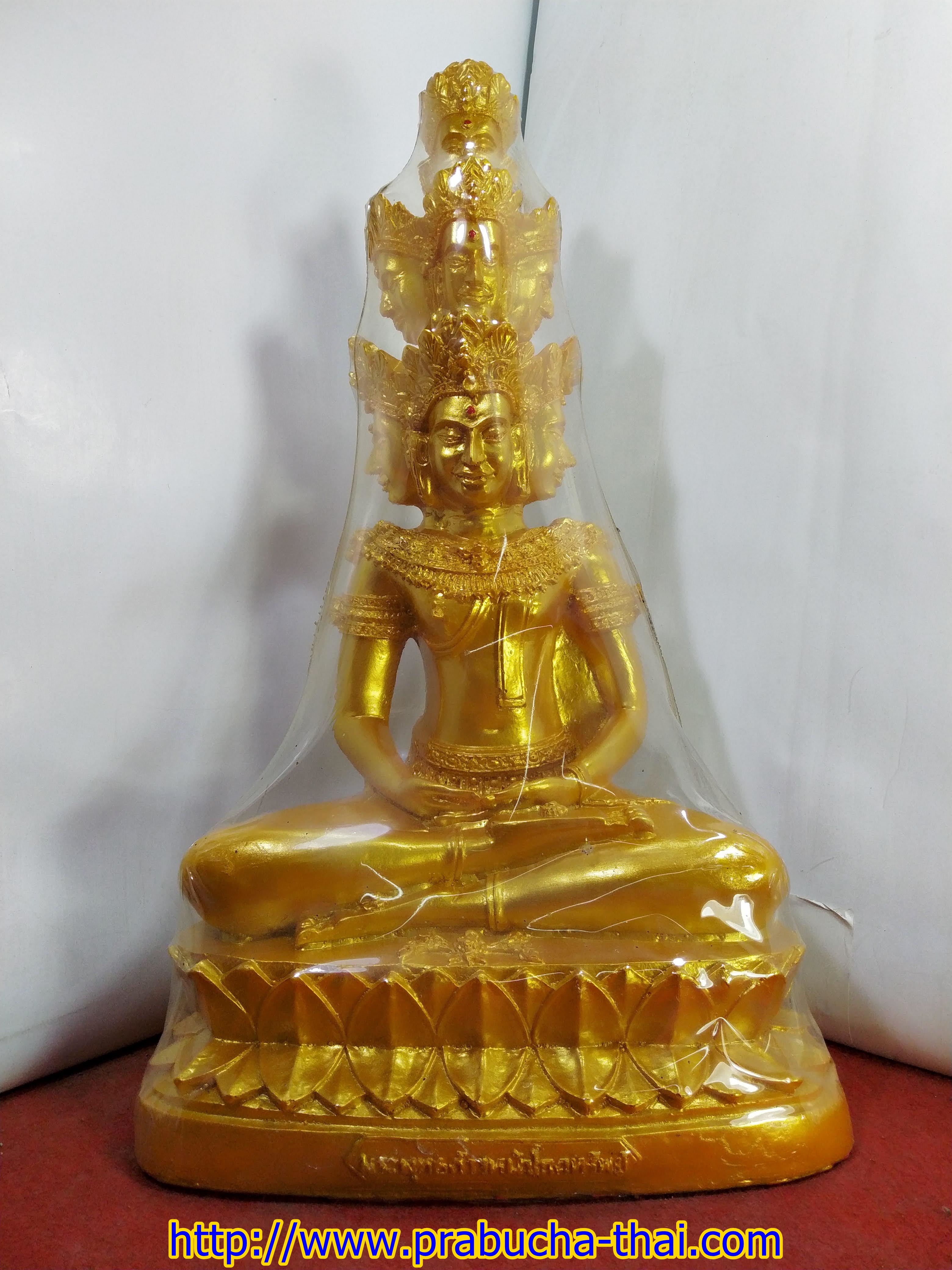 พระเศรษฐีนวโกฎิ ทรงสูง เก้าพระพักษ์ หน้าตัก9 นิ้ว เนื้อเรซิ่น