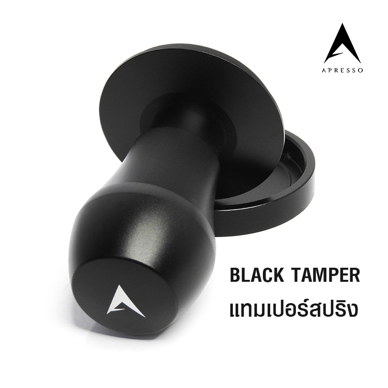 APRESSO BLACK TAMPER-SPRING TAMPER 58 MM.
