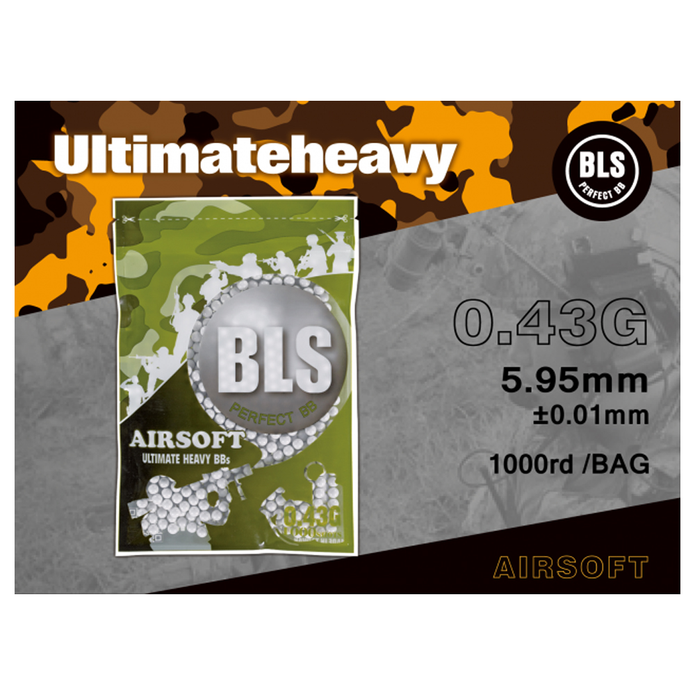 BLS Ultimate Heavy BBs 0.43g 6mm (1,000 rds)