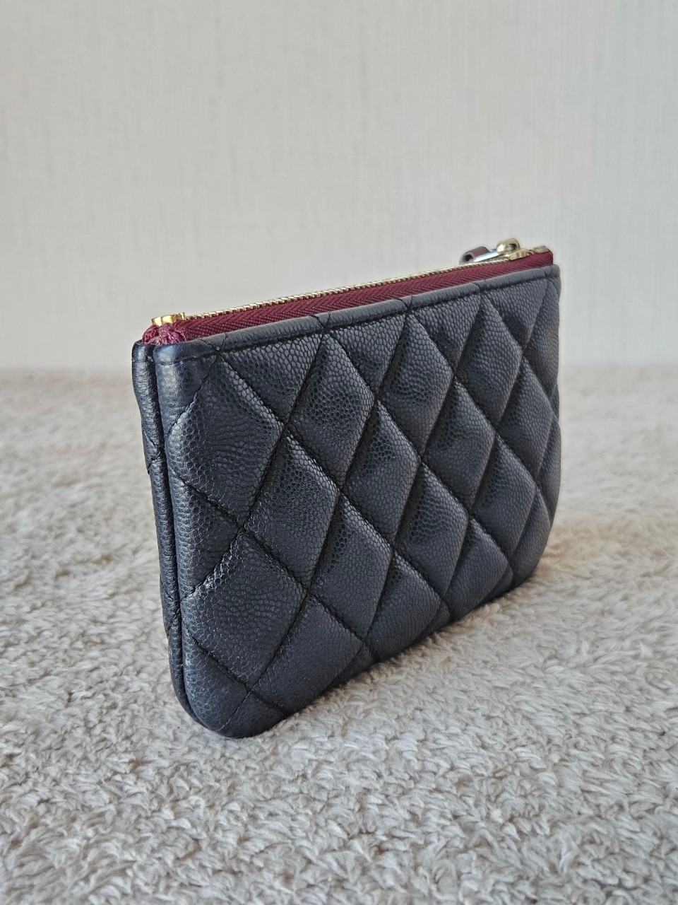 Chanel O Case Black Cavier GHW