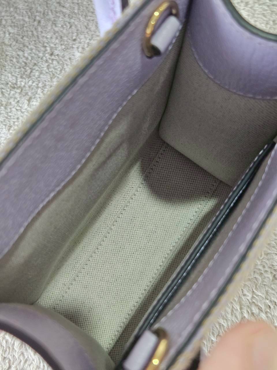 Gucci Jumbo GG Canvas Vertical Mini Tote