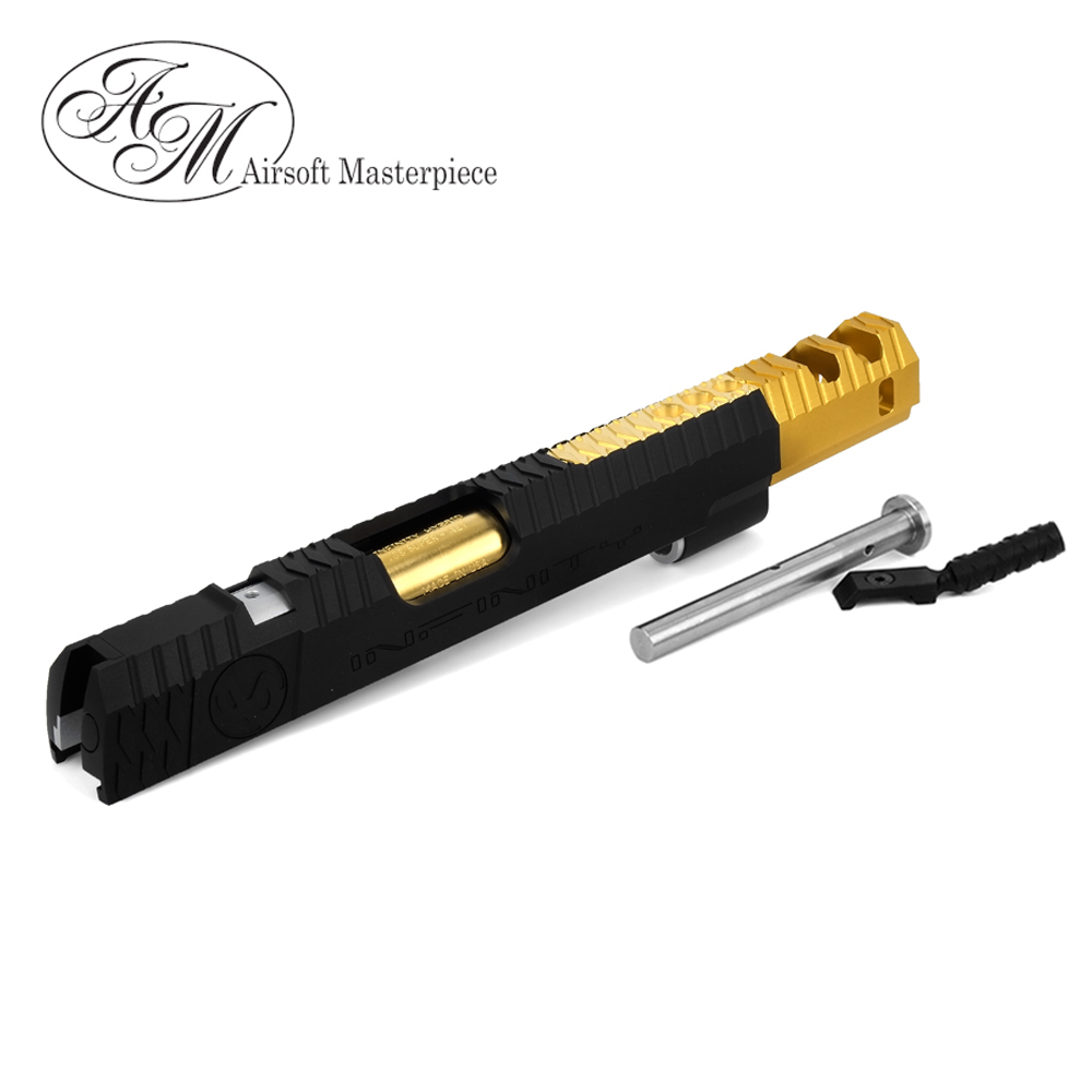Airsoft Masterpiece Infinity IMM Cross ver. Open Slide - Black Slide / Gold Comp