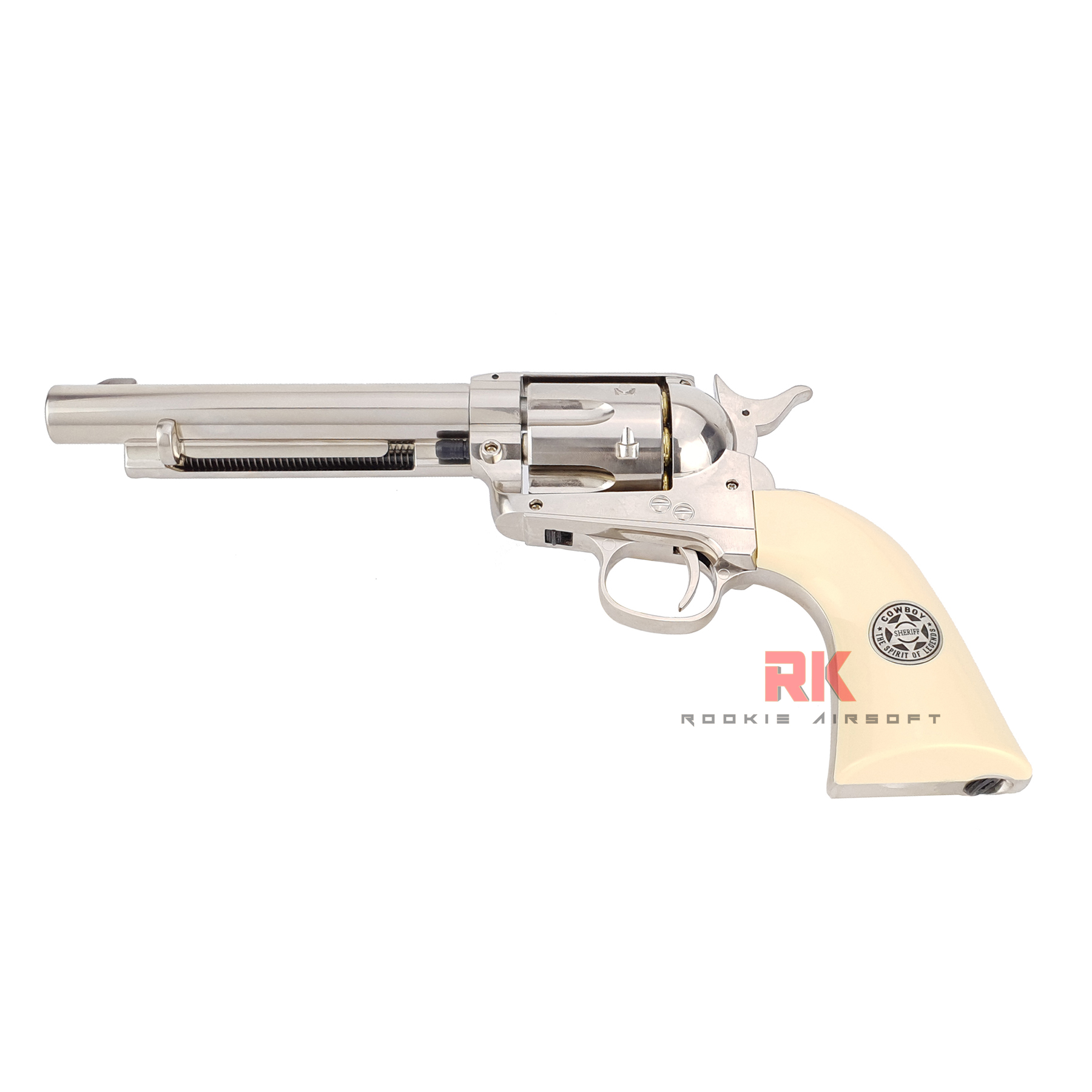 UMAREX Colt SAA Peacemaker Co2 6mm - Nickel Pearl