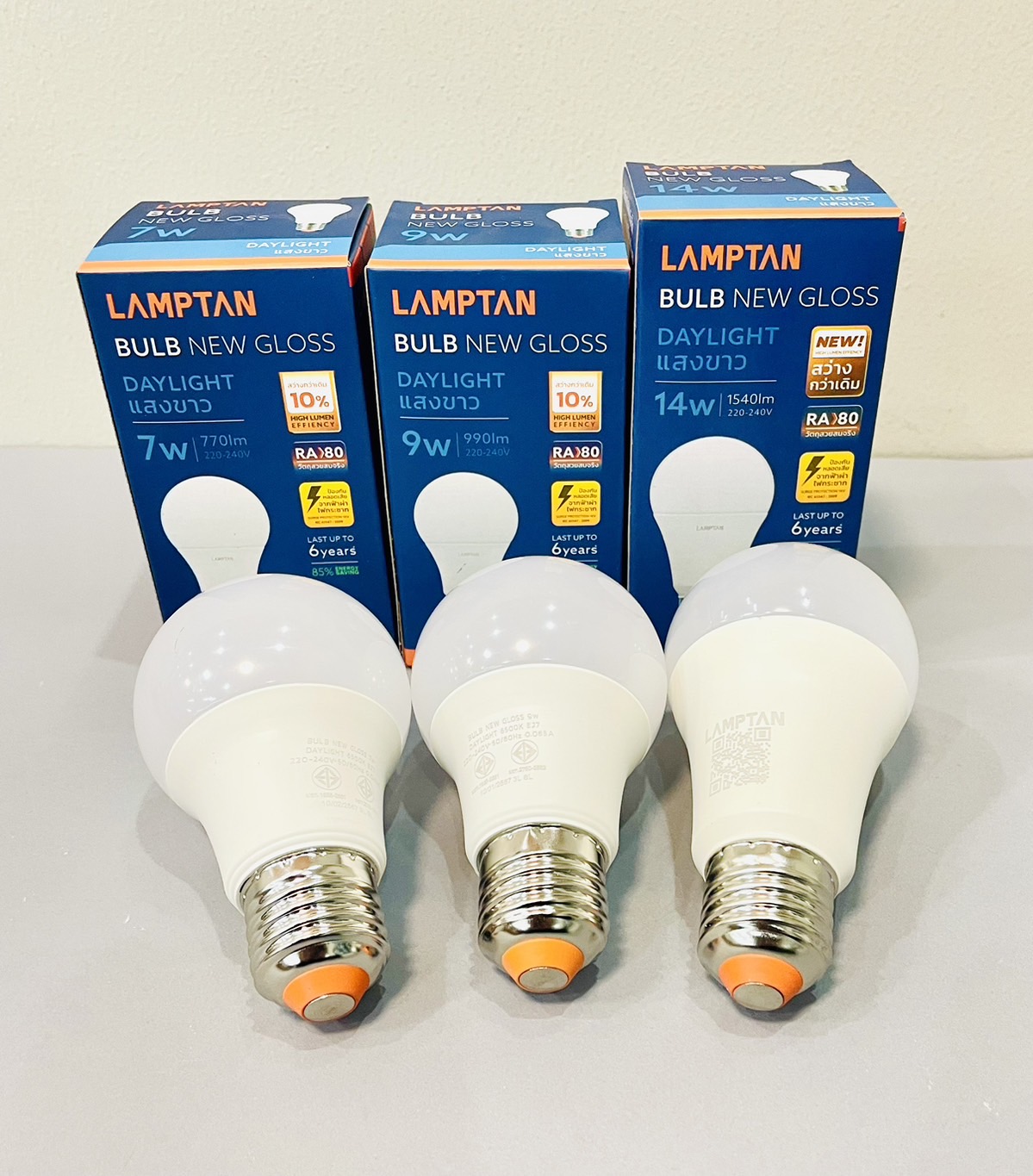 หลอด LED แสงขาว แลมป์ตั้น