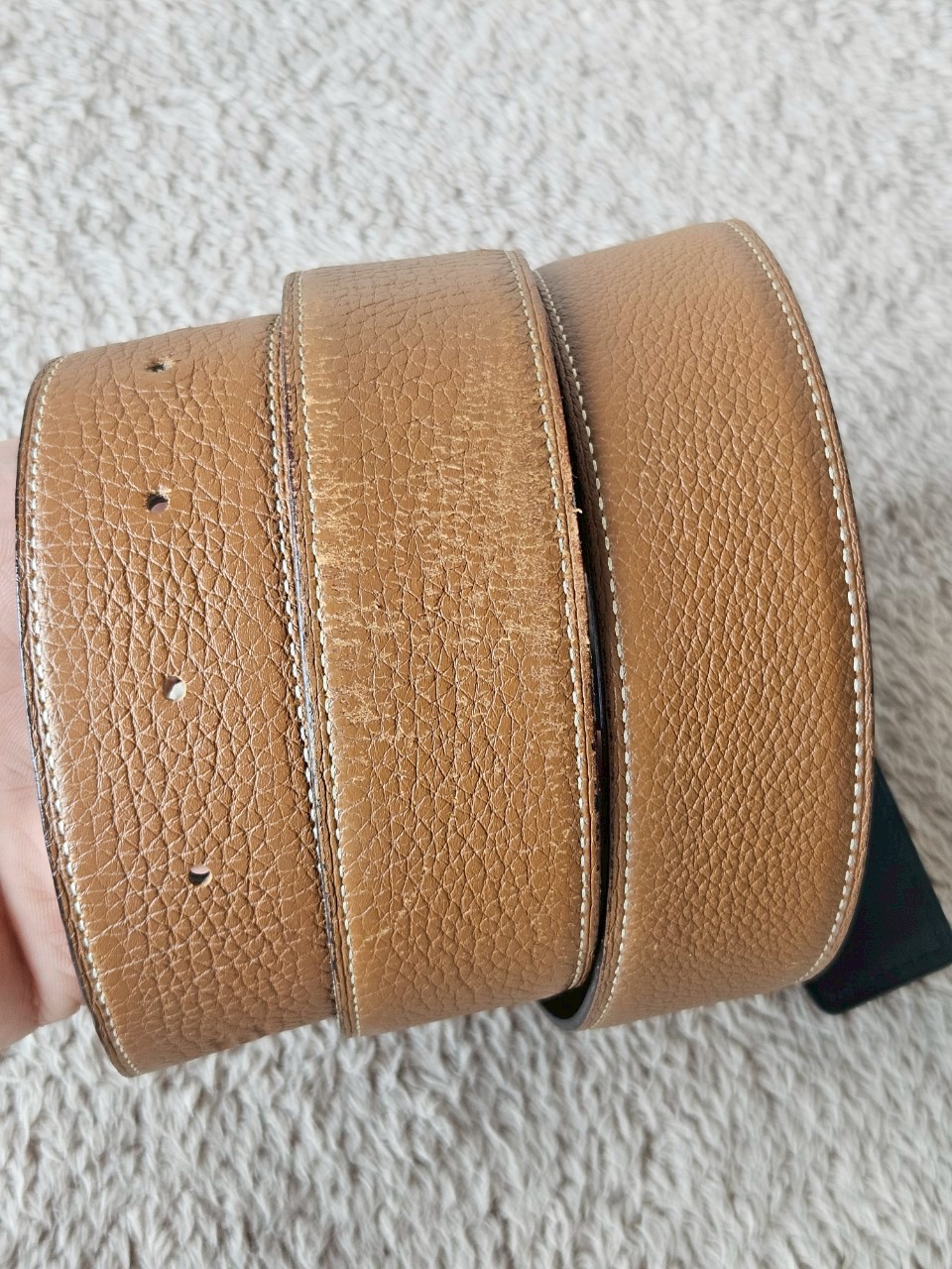 Hermes Belt หัวเงิน