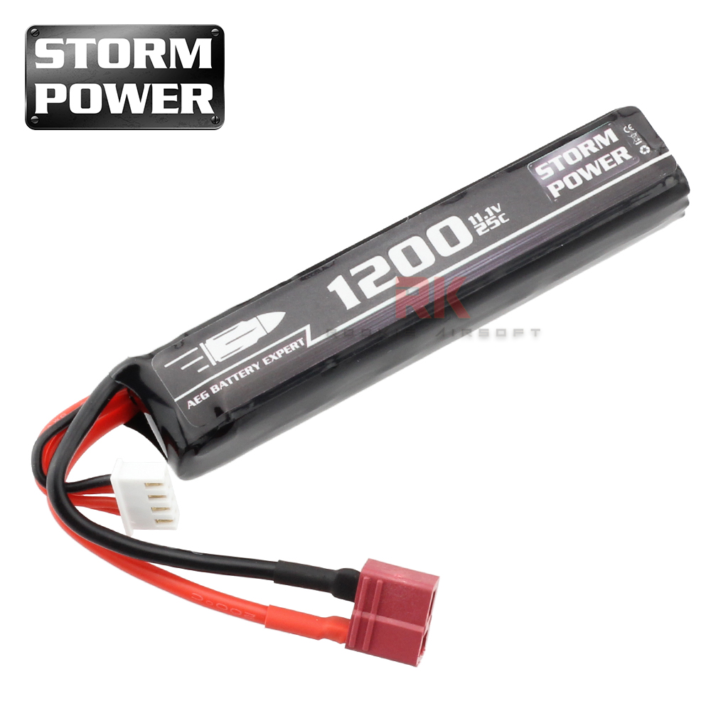 Storm Power 11.1V 1200mAh 25C GEN2 (Deans) - Compact