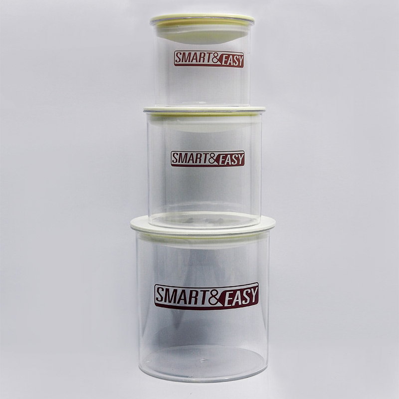 โถพลาสติกเกรด A โถใส่เมล็ดกาแฟ 1200ML.