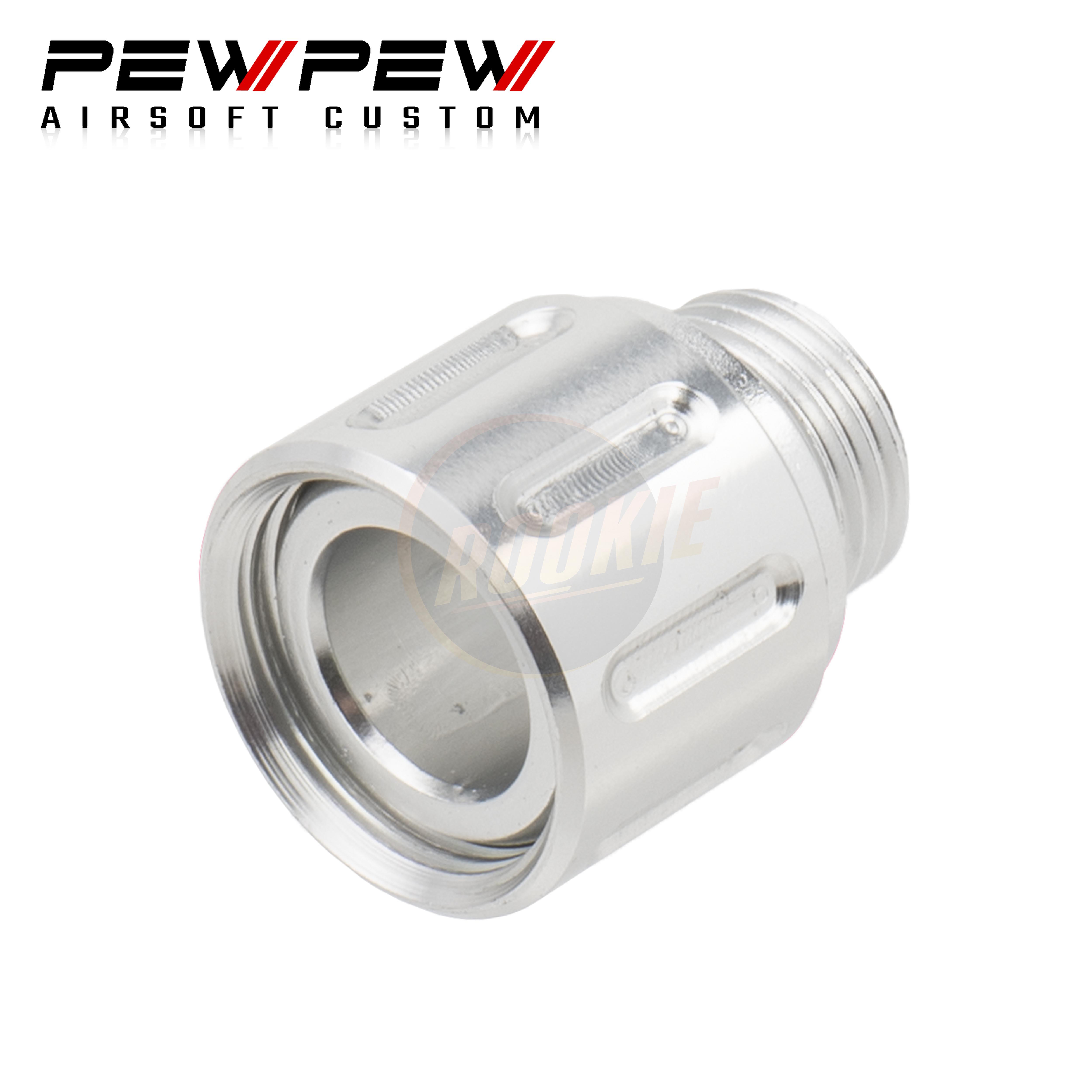PEW PEW Compensator V2 Type 2 (M11 CW to M14 CCW) - Silver