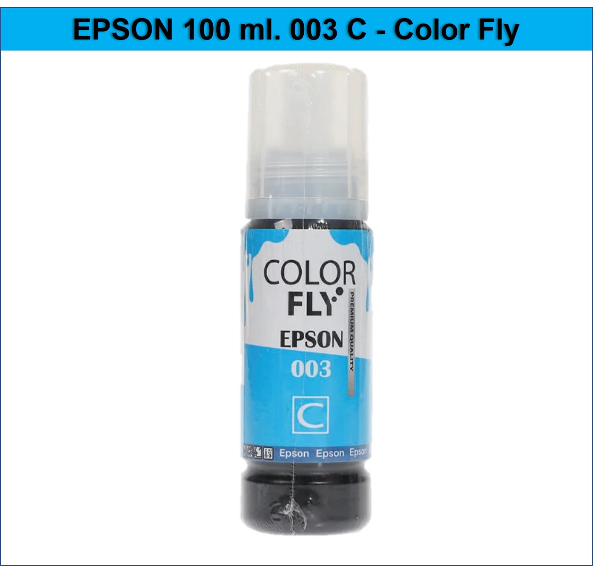 Color Fly Refill Ink Jet หมึกเติมเครื่องพิมพ์ เครื่องปริ้นท์ Epson L-Serie สีน้ำเงิน