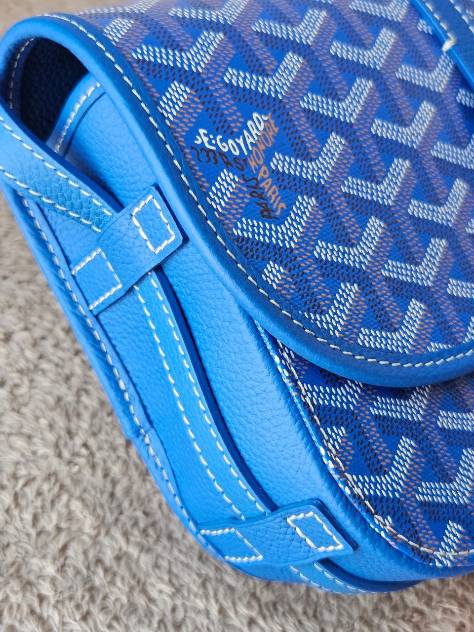 Goyard Belvedere PM sky blue
