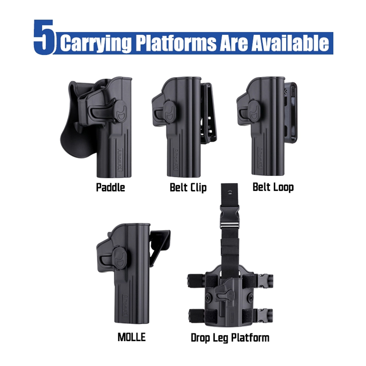 AMOMAX Holster For UMAREX G17 / G22 (Black)