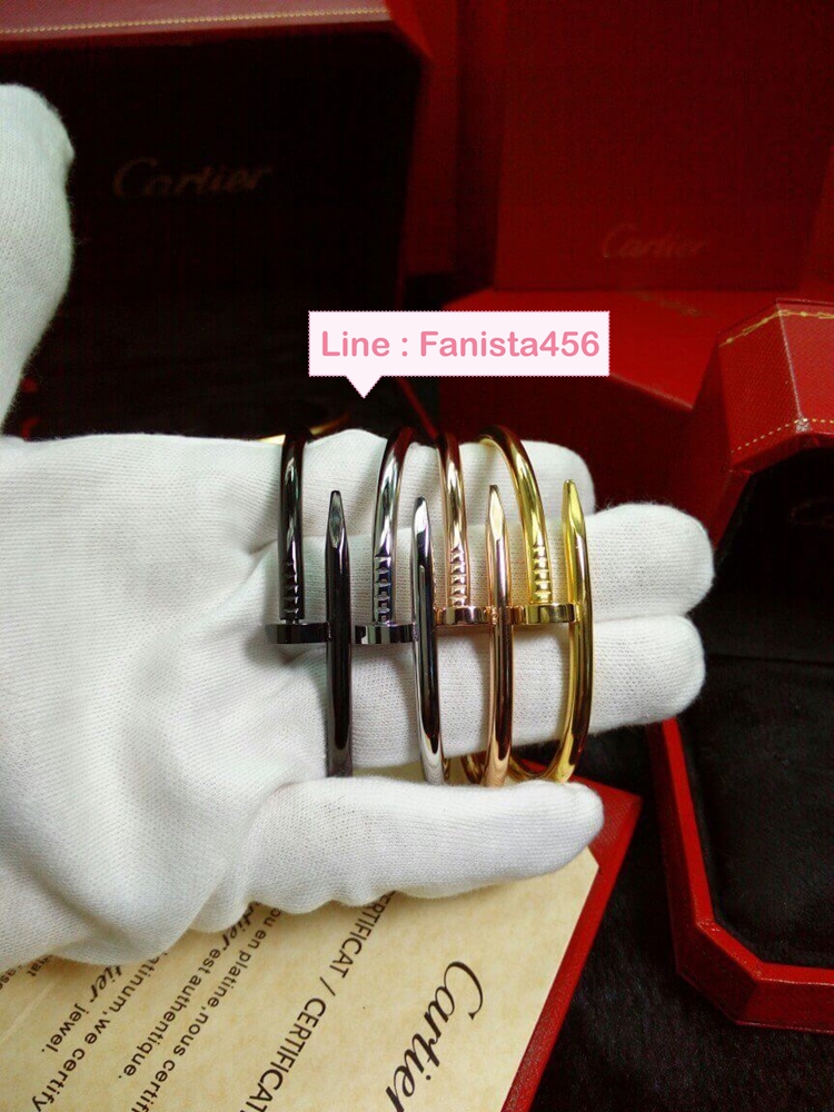 กำไล ตะปู Cartier ไม่มีเพชร รุ่น Juste un clou bracelet