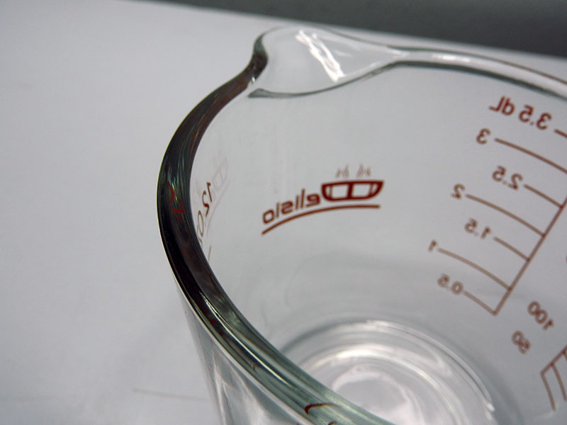 ถ้วยตวงดีลิซิโอ้ Delisio 12 OZ หรือ 350 cc แก้วหนา 5 mm. 1610-550