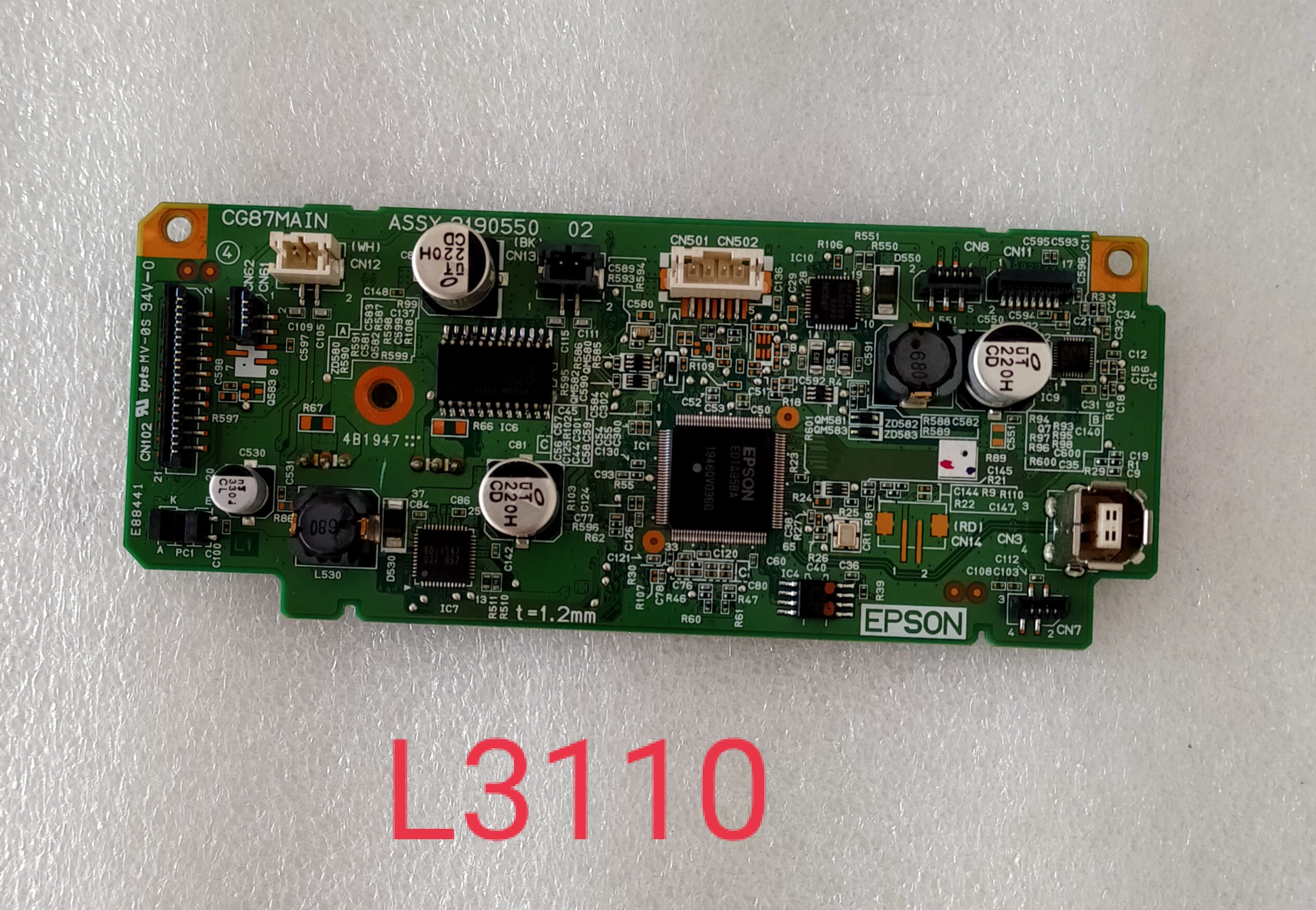Mainboard Epson L3110 พร้อมใช้งาน (นำไปเปลี่ยนเองไม่มี ประกัน)