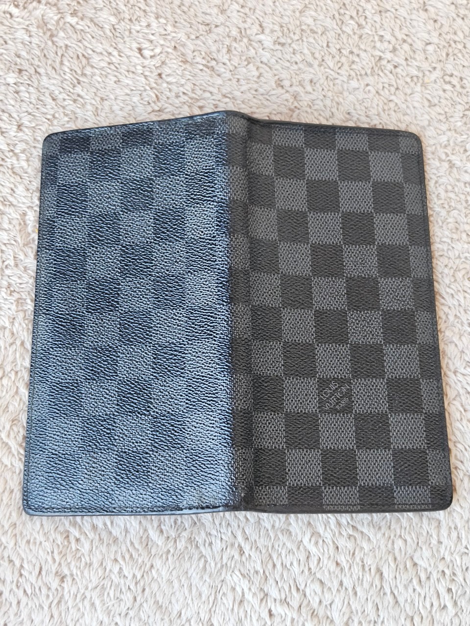 LV N62665 Brazza Damier Graphite Wallet