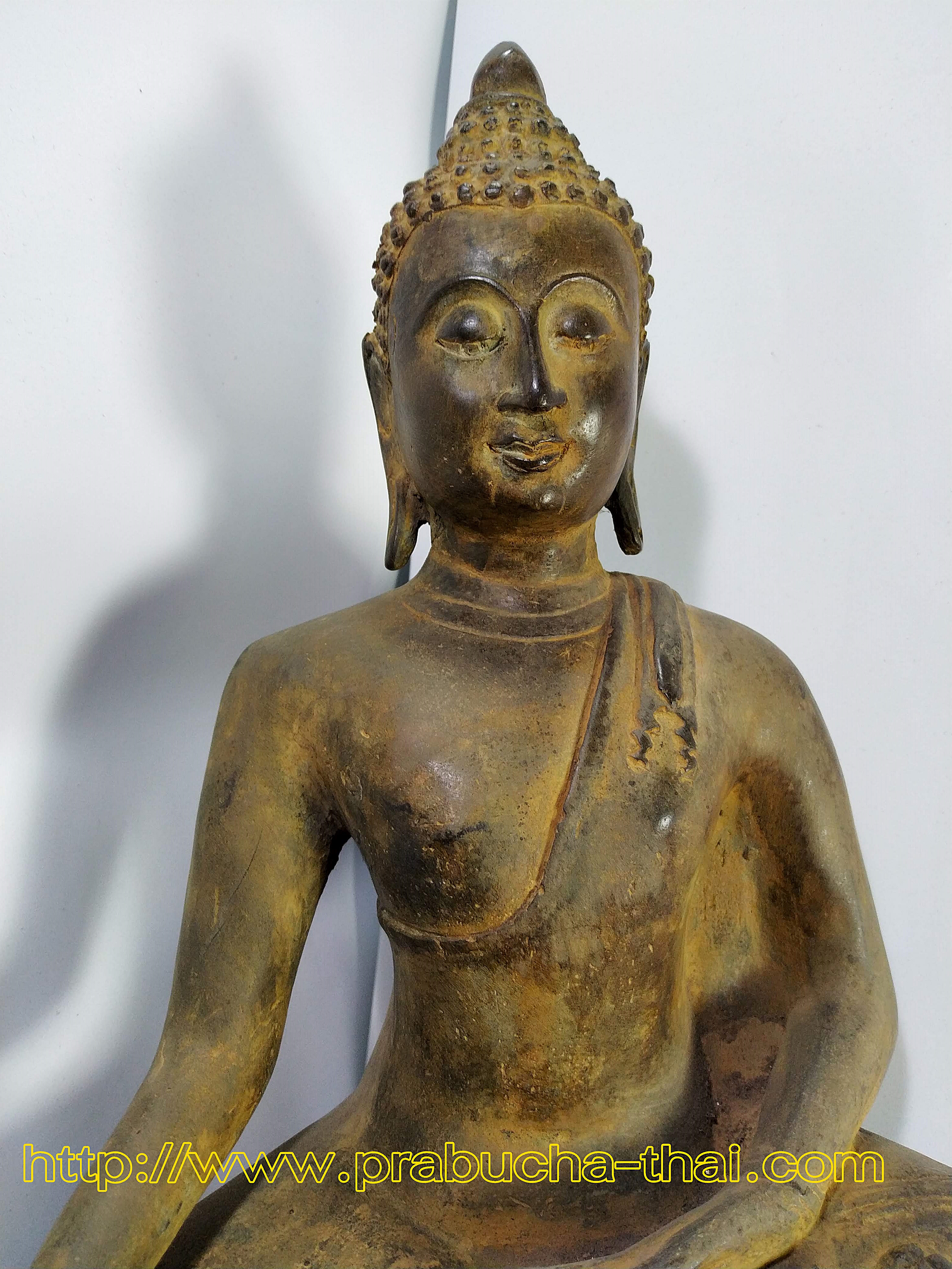 พระเชียงแสน สิงห์๑ ปางชนะมาร หน้าตัก 9 นิ้ว เนื้อสำริด