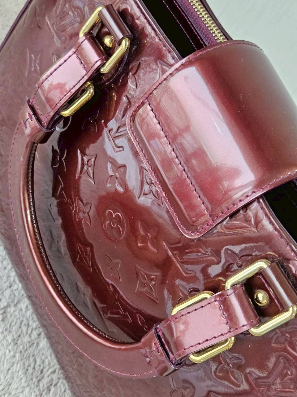 LV M91390 Melrose Amarante Vernis