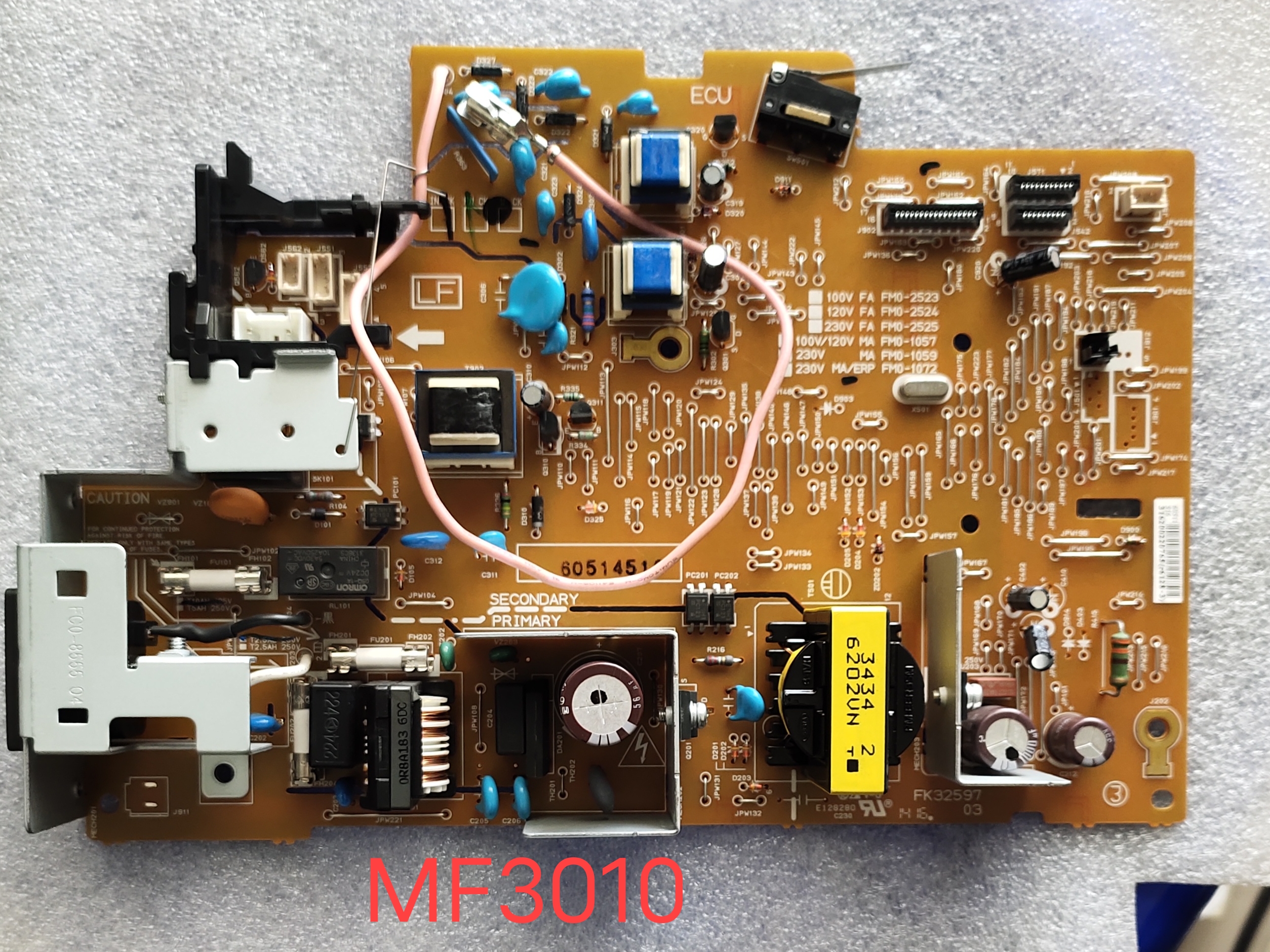 Power Supply ( ECU ) Canon MF3010 มือสอง