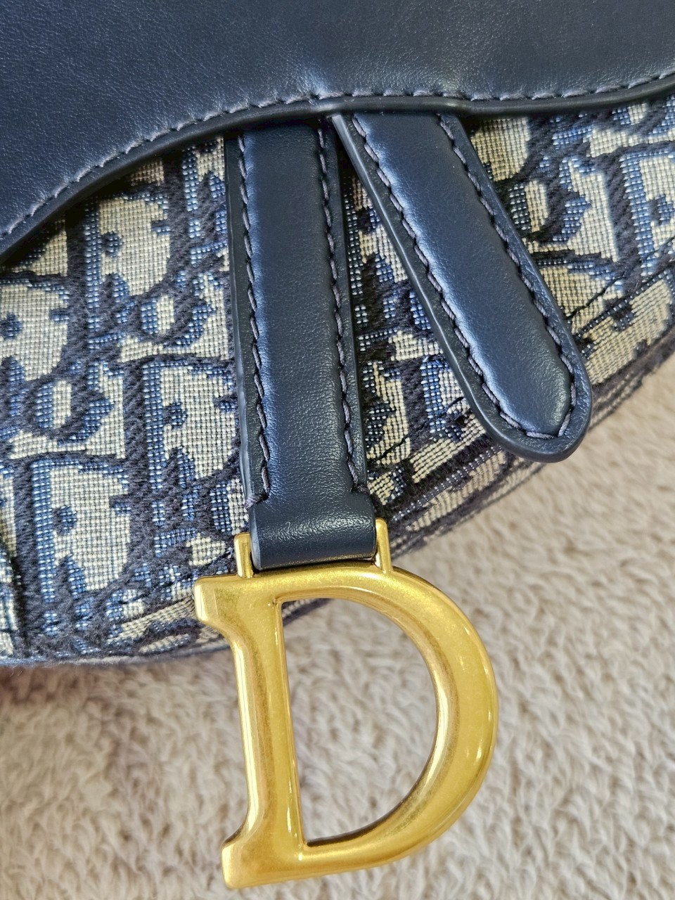 Dior Mini Soft Saddle Bag with Strap