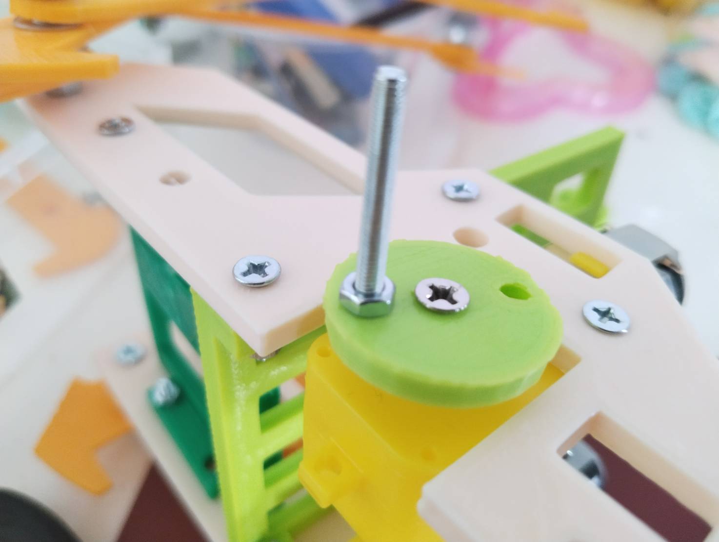 ข้อเหวี่ยงสำหรับขาสลับใช้กับขาหุ่นยนต์หนา4มิล2ชุด Ex