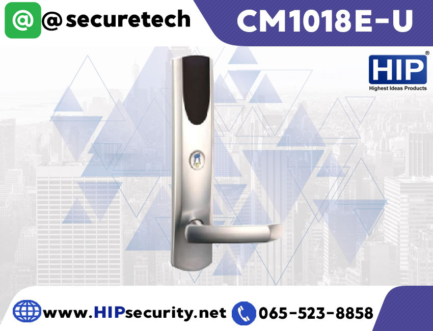 ประตูล็อคโรงแรม HIP Hotel Lock รุ่น CM1018E-U